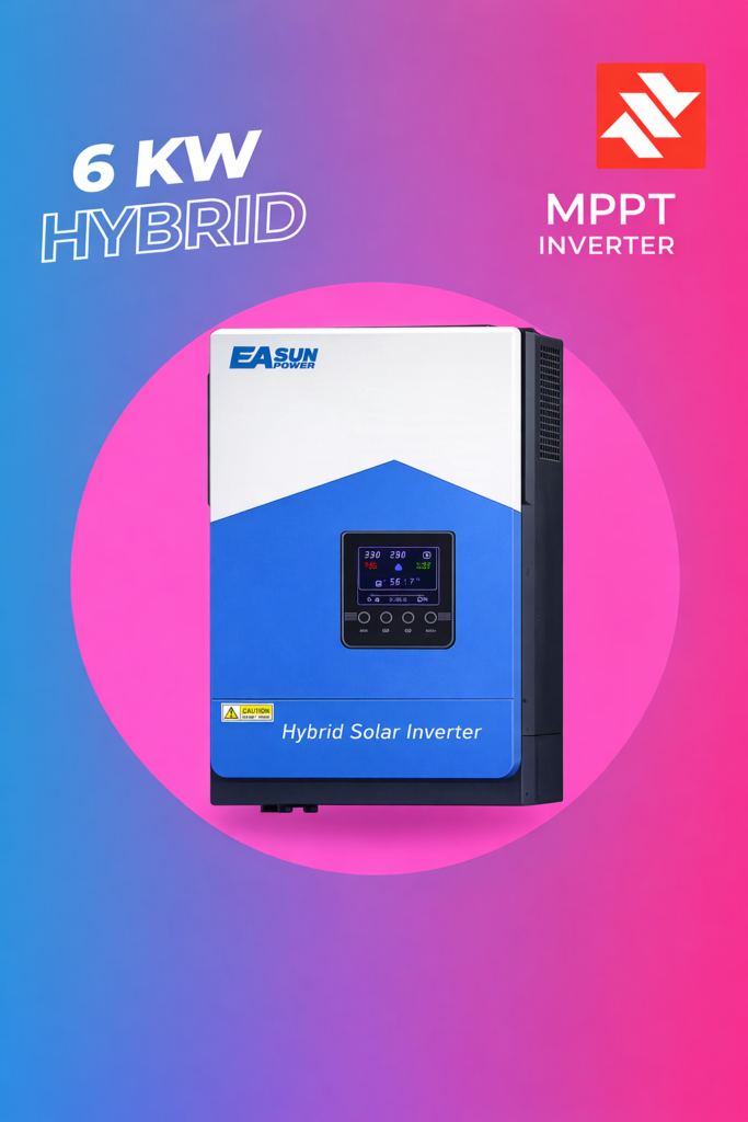 EASun 6.2kW EASun hybrid solar inverter showcase