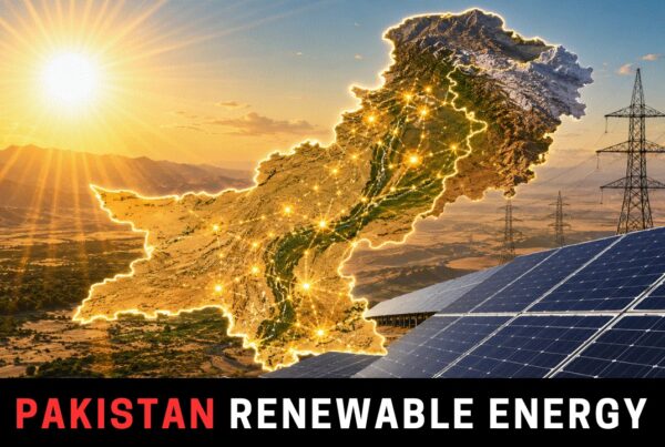 Pakistan solar energy potential comparing approximately 190,000 GWh of incident solar energy in one hour with 126,705 GWh annual electricity consumption