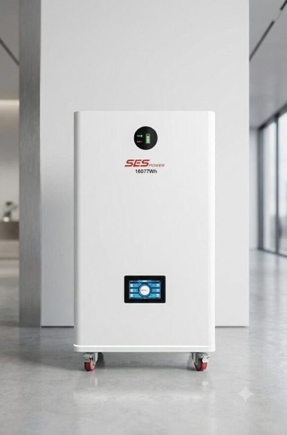 The SES Powerwall 51.2V 314Ah is a high-capacity LiFePO4
